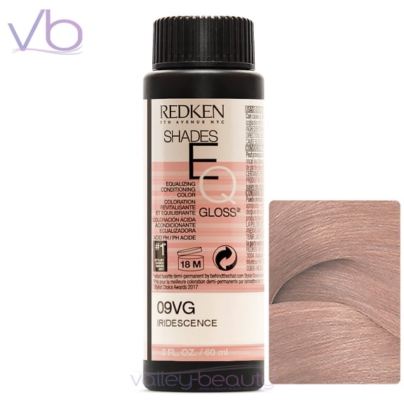 Redken Shades Eq 09VG Iridescence | Ammonia-Free Demi-Permanent Hair Color, 2 fl.oz./60ml