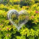 thumbnail image 2 of Spinner de viento para decoración de jardín, arte de jardín, corazón 3d, esculturas de Metal cinético de acero inoxidable, adorno atrapavientos colgante, 2 of 5