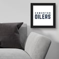 thumbnail image 5 of Gallery Pops NHL Edmonton Oilers - Secondary Logo Mark Wall Art, Black Framed Version, 12" x 12", 5 of 5