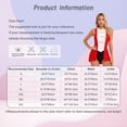 thumbnail image 7 of Haitryli Womens One Piece Circus Ringmaster Cosplay Costume Sleeveless Skirted Bodysuit Uniform Red S, 7 of 7