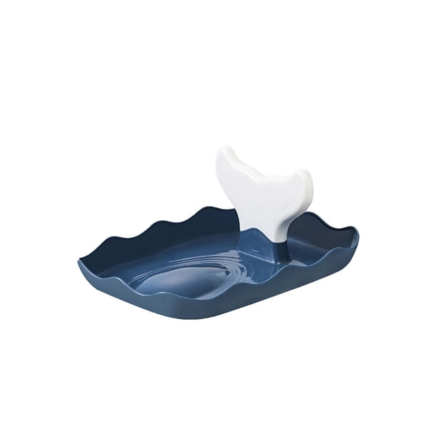 Naiovety Soporte para tapa de olla, organizador de platos de cuchara multiusos para cocina, espátula de cocina, soporte para sartén, estante Organizadores de utensilios de cocina Azul