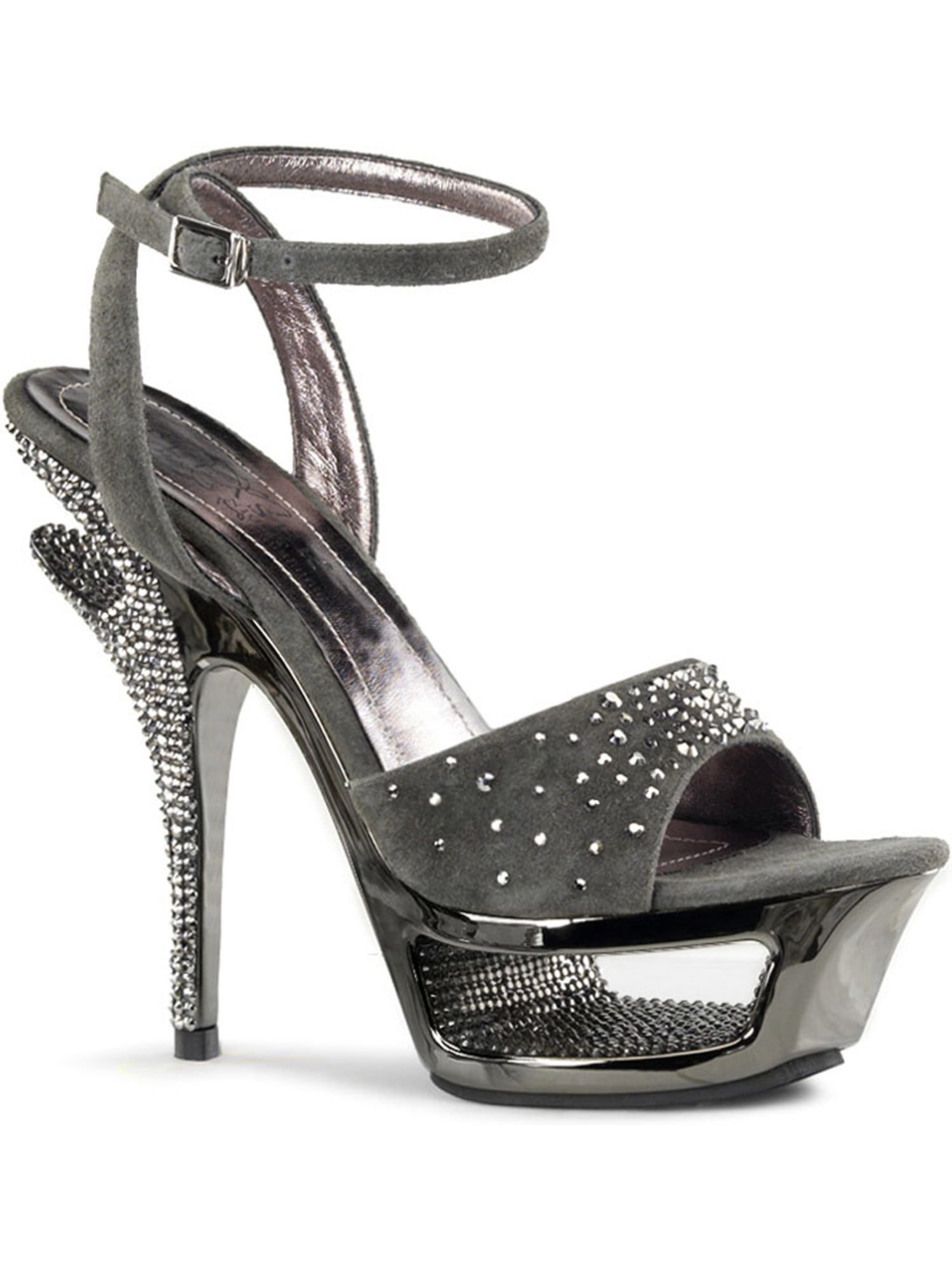 gray shoes women's heels
