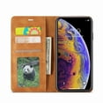 thumbnail image 3 of iPhone XS Max Flip Case, Dteck PU Leather Folio Case with Card Slots, Simple Style and Lightweight, Compatible With Apple iPhone XS Max 6.5 inch, Brown, 3 of 4