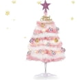 thumbnail image 1 of Árbol rosa pequeño para decoración navideña Dream Loom, 60 cm, con orna, 1 of 7