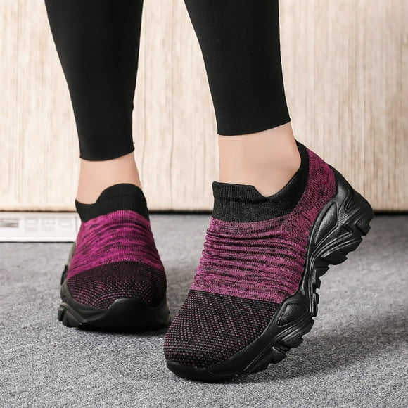 WILLBEST Sneakers Women Womens Shoes Zapatos Hombre Oversized Women Shoes Air Cushion Sports Shoes Fashionable Flat Bottomed Casual Socks and Shoes