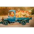 thumbnail image 2 of Nystrom, Jenny 24x16 White Modern Wood Framed Museum Art Print Titled - Christmas postcard, 2 of 4