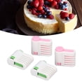 thumbnail image 1 of Rebanada 4 Uds Cortador Nivelador De Pastel DIY Capas Efectivas 5 Capas Rebanada De Pan Capas Divisor Auxiliar Para Panadería Doméstica, 1 of 7