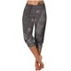 thumbnail image 1 of Pantalones Casuales de las Mujeres Imprimidos Leggings Pantalones Recortados, Pantalones Elásticos Cómodos para el Día Y el Deporte, 1 of 6