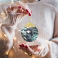thumbnail image 6 of Demon Slayer Tokito Muichiro Glass Round Pendant Christmas Decoration Ornament For Christmas Tree, Home & Holiday Decor Gold, 6 of 7