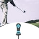 thumbnail image 3 of Durable Club Headcover Accesorios Cuello largo PU Protector de cuero Cubiertas de conductor Fairway Sleeves Golf Wood Head Cover para golfistas negro azul U Baoblaze Funda para palos de golf, 3 of 8