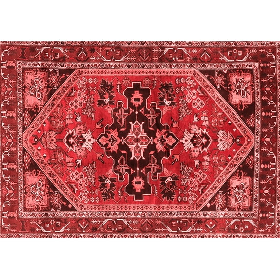Ahgly Company Indoor Rectangle Persian Red Traditional Area Rugs, 3' x 5'