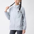 thumbnail image 2 of cllios Men Women Light Jacket Sun Protection Hooded SPF UV Jacket Hiking Fishing Shirt Long Sleeve Full Zip Sun-proof Hoodies, 2 of 8