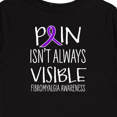 thumbnail image 4 of Inktastic Fibromyalgia Awareness Pain Isn't Always Visible Boys or Girls Long Sleeve Toddler T-Shirt, 4 of 5