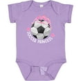 thumbnail image 3 of Inktastic Soccer Princess- Tiara Girls Baby Bodysuit, 3 of 5