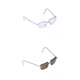 thumbnail image 1 of 2 Pieces 1:6 Action Figure Male Doll Sunglasses Toys Alloy Glasses Decor Macarena Gafas de sol, 1 of 8
