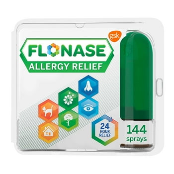 Flonase y  24 Hour Non-Drowsy Metered Nasal Spray, 144 Sprays