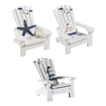 thumbnail image 1 of 4Pcs Small Wooden Chair Ornament Beach Decor Nautical Decoration for Home Office, 1 of 4