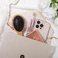 thumbnail image 6 of OPALESQUE 2 Pcs Mini Boar Bristle Hair Brush Travel Size Boar Bristle HairBrush for Detangle Massage Add Shine Pocket Travel Small Wooden Hairs Brush for Men Women Thick Curly Thin Long Short, 6 of 7