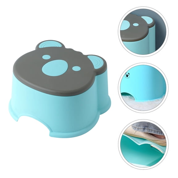 OUNONA Non- Kids Stool with Shock-Resistant Design for Safe and Stylish Kids Room Decoration