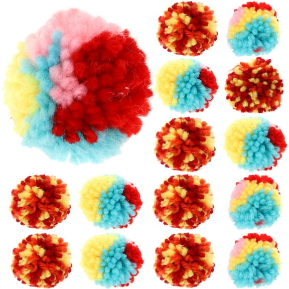 15 Pcs Cat Toys Without Catnip Kitten Playpen Yarn Balls for Cats