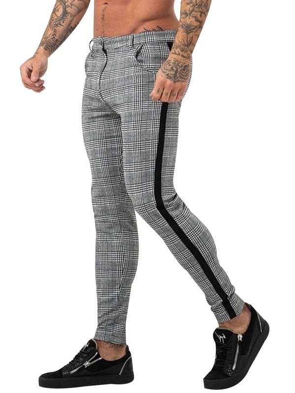 plaid skinny pant