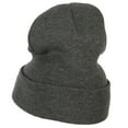 thumbnail image 2 of Momlife Embroidered Long Beanie - Dark Grey OSFM, 2 of 5