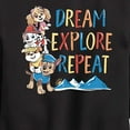 thumbnail image 3 of Paw Patrol - Dream, Explore, Repeat - Toddler And Youth Crewneck Fleece Sweatshirt, 3 of 6