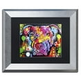 thumbnail image 2 of Trademark Fine Art "The Brooklyn Pit Bull" Canvas Art by Dean Russo, Black Matte, Silver Frame, 2 of 4