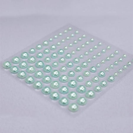 Wedding Self Adhesive Pearls - Efavormart Self Adhesive Multi-sized Diamond Rhinestone Pearl shape Peel Stickers For Car Mobile PC Wedding Decoration - 486 PCS