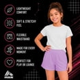 thumbnail image 6 of RBX Girls Athletic Shorts - Active Performance Mesh Jersey Gym Shorts Activewear for Outdoor Play, 6 of 7