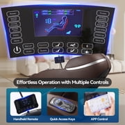 2026 4D Massage Chair,Full Body Zero Gravity with SL Track,Heat, AI Control,12 Auto Programs, Brown