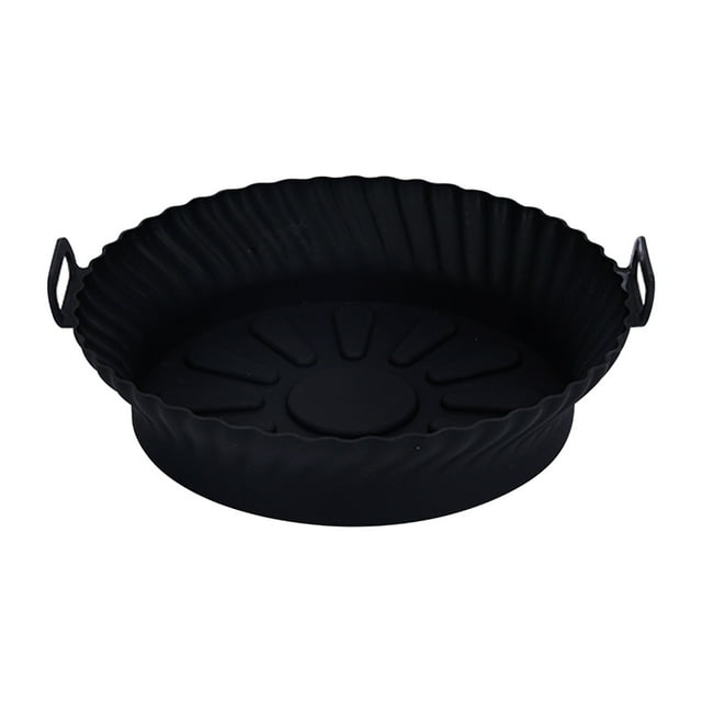 Moule en Silicone Réutilisable pour Friteuse à Air, Tapis en Silicone pour Friteuse à Air, Doublure pour Friteuse à Air 8,5 Pouces