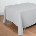 thumbnail image 5 of Efavormart 90" SILVER Wholesale Linens Polyester Square Linen Tablecloth for Kitchen Dining Catering Wedding Birthday Party Events, 5 of 7