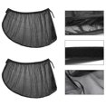 thumbnail image 3 of Car Sun Shade, Children's Sun Visor, UV Protection, Sun Shade, Roller Blind For Car Side Windows, Mesh Material, Protects Passengers, Baby, Children & Pets, Pack of 2, 3 of 6