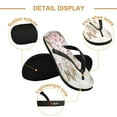 thumbnail image 3 of YAZAOOSummer Flip Flops Creatively Pink Pumpkins and Butterfly Delight Simple Beach Sandals, 3 of 8
