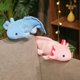 thumbnail image 4 of 45-80cm Kawaii Colorful Newt Plush Toy Stuffed Cute Axolotl Salamander Fuzzy Plush Fish Appeasing Long Pillow Cushion Kids Gift, 4 of 5