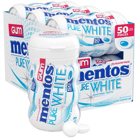 UPC 073390012274 product image for Mentos Gum Sugar-Free Sweet Mint Chewing Gum  50 Pieces  (6 Bottles of 50) | upcitemdb.com