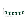 thumbnail image 3 of 2026 Velvet Bow Garland Bunting, Pre-Assembled Long Tail Bow String Banner, Christmas Indoor Hanging Decor for Fireplace, Wall, Window & Holiday Party, 3 of 7