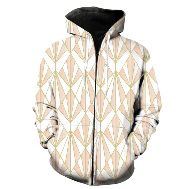 Sudadera con capucha y cremallera para hombre, con estampado abstracto, divertida, de gran tamaño, de manga larga, estilo Harajuku, con estampado 3D, estilo hip hop, ropa de calle, moda para adolescen