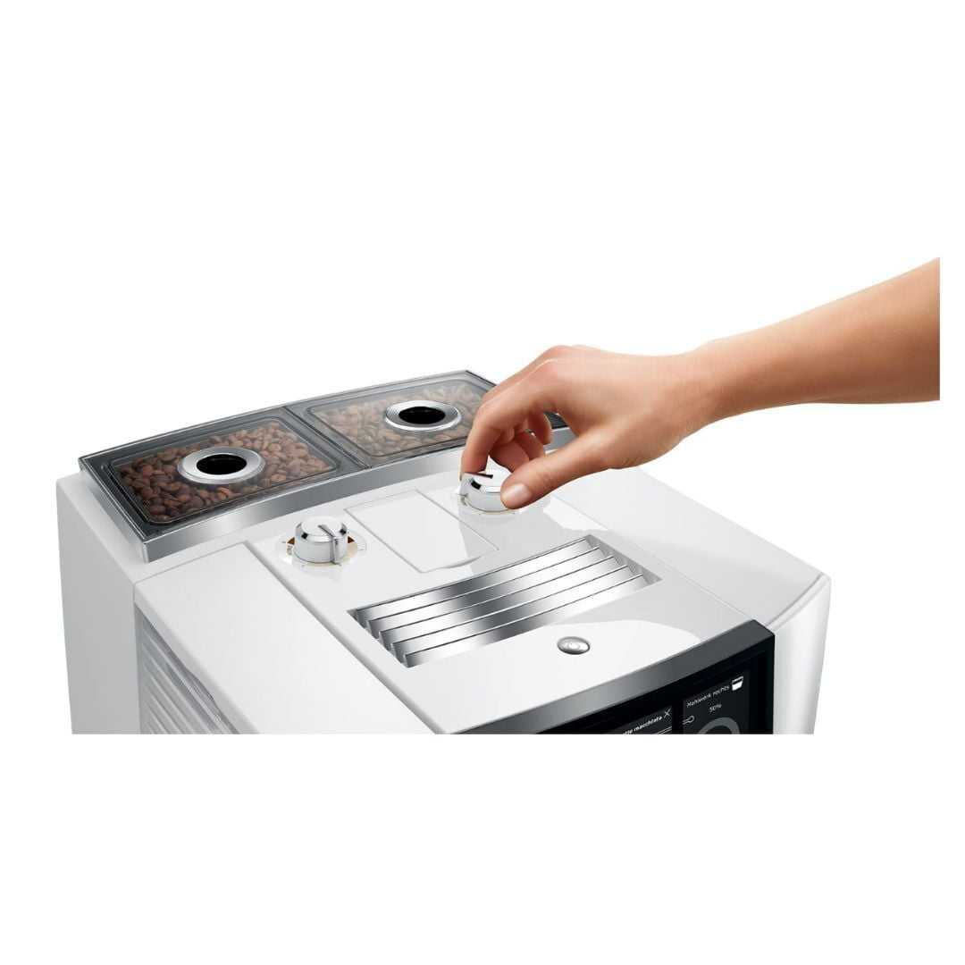 Jura J8 Twin Superautomatic Espresso Machine | Diamond White | 15657