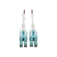 thumbnail image 1 of Eaton Tripp Lite Series Câble Fibre Optique Multimode 10G Duplex 50/125 OM4 LSZH (LC/LC), Languettes Poussoirs/pulls, Magenta, 4 m - Câble Patch - multi-mode (m) à multi-mode (m) - 4 m - Fibre Optique - Duplex - 50 / 125 Microns - IEEE 802.3ae/OM4 - Sans Halogène - Magenta, 1 of 6