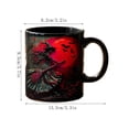 thumbnail image 3 of Halloween Mug,Halloween Desk Decor,Halloween Witch Ceramic Mug, Reusable Festive Coffee Tea Cup for Home Office Desk Decor Holiday Gifting(C 12oz), 3 of 7