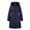 Blue, variant on Women's Winter Warm Thicken Long Outwear Coat Parka, Winter Coats for Women, Puffer Jacket, Womens Tops
