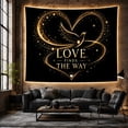 thumbnail image 6 of Locked in Love Heart Padlock Tapestry Wall Hanging, 6 of 7