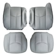 thumbnail image 2 of For 2003-2006 Chevy Suburban Tahoe GMC Driver&Passenger Leather Seat Cover Gray, 2 of 12