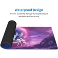 thumbnail image 4 of Fantasy Starry Unicorn Extended Professional Gaming Mouse Pad 31.5x11.8inch, Non-Slip Computer Mouse Pad Waterproof Keyboard Pad Desk Mat, 4 of 6