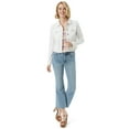 thumbnail image 3 of Jessica Simpson Women's and Women's Plus Uptown Jean Cropped Denim Jacket, 3 of 5