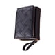 thumbnail image 1 of Cartera triple Qarigey para mujer de cuero portátil con varias ranuras Negro, 1 of 6