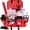 Red, variant on Ever Ready First Aid Fully Stocked EMT Trauma Bag Feat.Chest Seals, Bleeding Control Kit, Bandages, Shears, Gauze Pads and Rolls (Black)