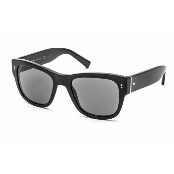DOLCE & GABBANA DG4338 501 87 Black Grey 52 mm Men's Sunglasses